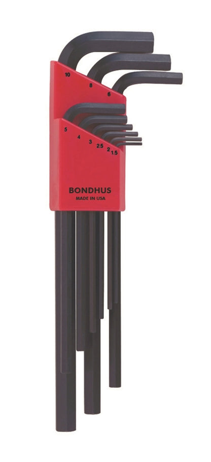 Bondhus Metric Ball End L-Wrench Set